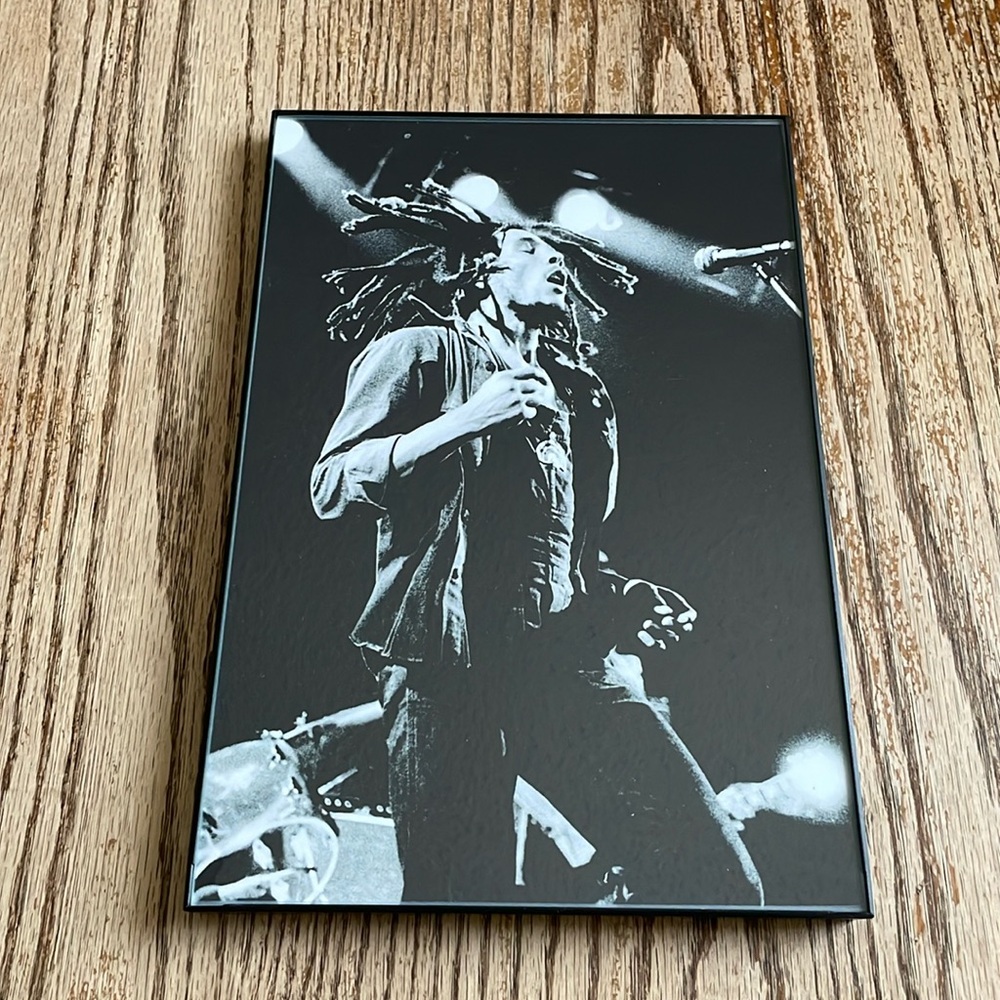 Bob Marley black and white reggae photo print